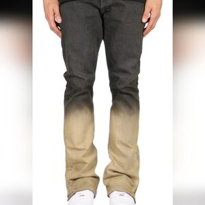 Hyperdenim Men's  Fade Flare Zipper Straight Jeans Size 34 NwT.